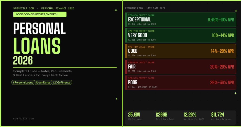 Personal Loans 2026: Complete Guide — Rates, Requirements & Best Lenders