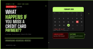 what happens if you miss a credit card payment