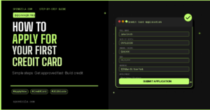 how to apply for your first credit card