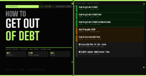 how to get out of debt