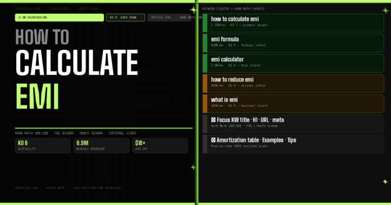 how to calculate emi